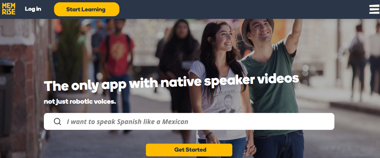 تطبيق Memrise لتعلم اللغة الفرنسية