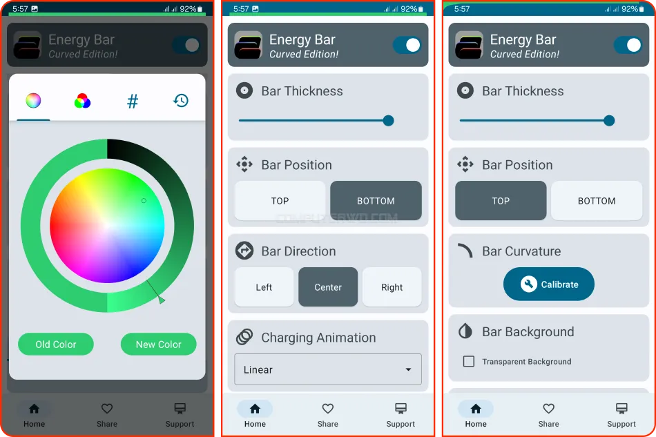  تطبيق -Energy- Bar-  لإستهلاك- البطارية- للأندرويد