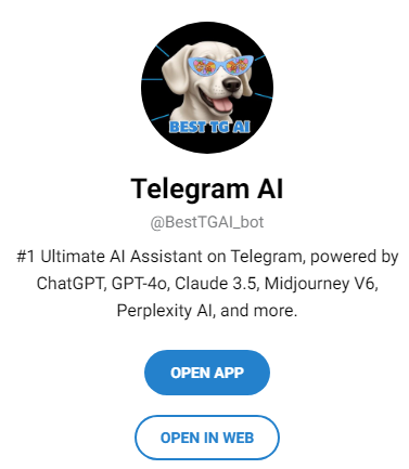 بوت- تليجرام- BEST TG AI