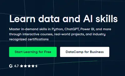 موقع- Data-Camp- لعلوم- البيانات- والذكاء- الاصطناعي -أونلاين