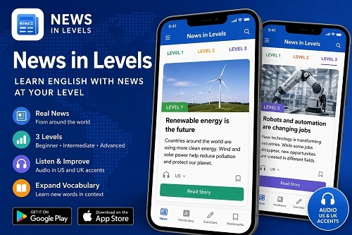 news-in-levels-لتطوير-مهارة-القراءة-والاستماع-بال